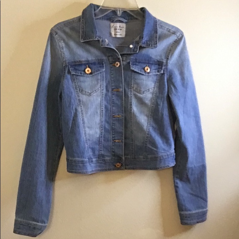 Medium wash denim jacket